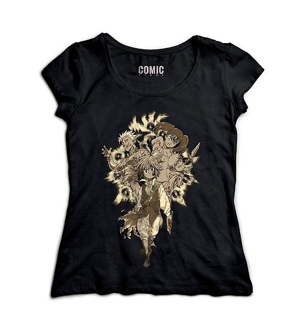 Blusa nanatsu no taizai feminina Clearance