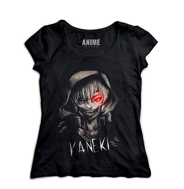 Camiseta  Feminina Anime Tokyo Ghoul - Kaneki