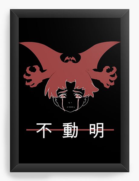 Quadro Decorativo A4(33X24) Anime Devilman Crybaby