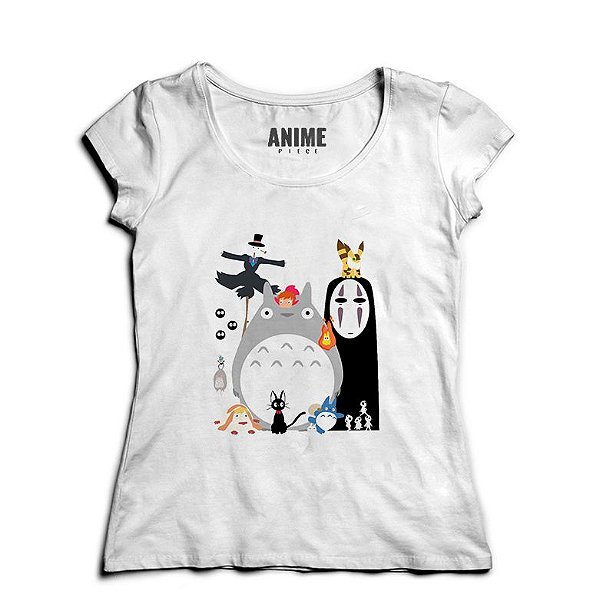 Camiseta Anime Totoro Studio Ghibli Gang