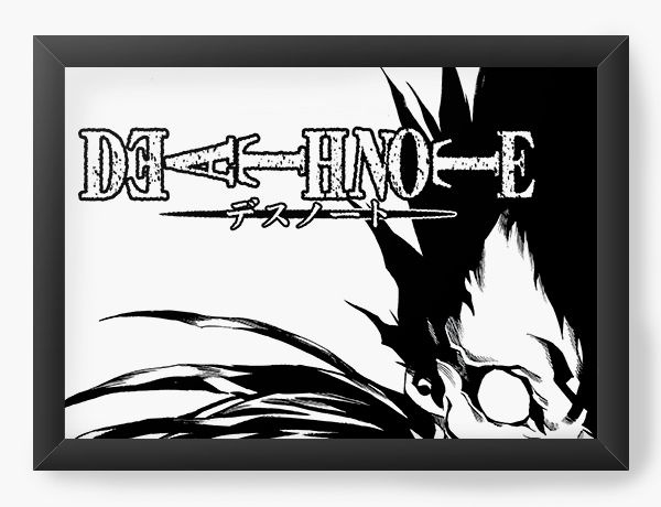 Quadro Decorativo A3 (45X33) Anime Death Note Ryuk