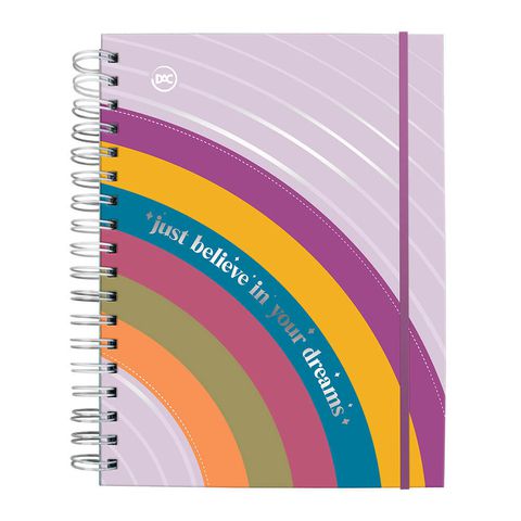 Caderno Smart Arco Iris Universitário ( Folhas Reposicionáveis) - DAC