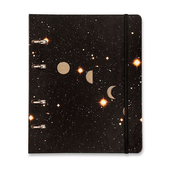 Caderno Criativo Organizador Argolado Astral Pautado 17x24 Galáxia - Cicero