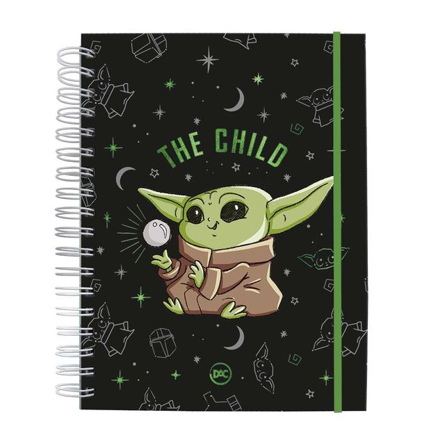 Caderno Smart Colegial Baby Yoda  - Dac