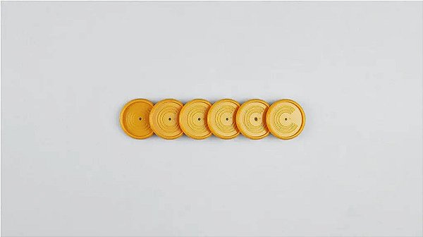 Discos + Elástico Amarelo Sol G- Caderno Inteligente
