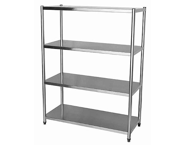 ESTANTE EM INOX LISA
