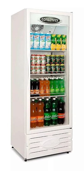 GELADEIRA EXPOSITORA VERTICAL C/ PORTA DE VIDRO CONSERVEX 400L