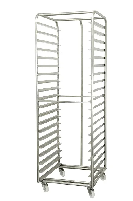 Estante aberta 58x70 Alumínio para 20 assadeiras vazia IMECA