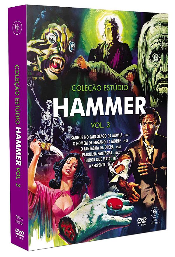 COLEÇÃO ESTÚDIO HAMMER VOL.3 (DIGISTAK COM 3 DVD’S)