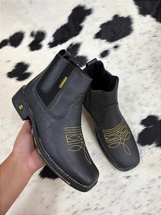 Botina Fazendeiros Premium Feminina Cor Preta