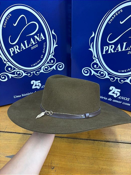 Chapéu 5X Gold Pralana Café