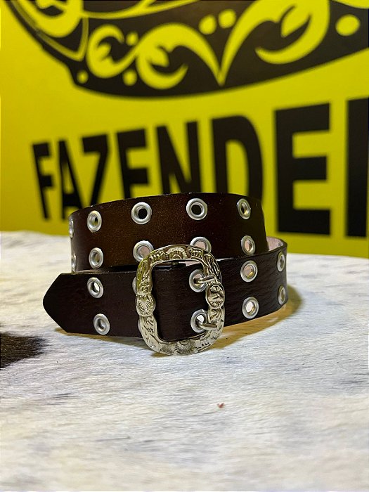 Cinto Muladeiros Infantil em Couro Legítimo