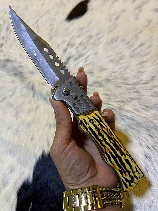 Canivete Automático com Botão Saque Rápido