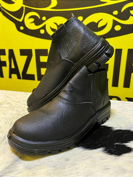 Botina de Segurança Carton Preta com CA