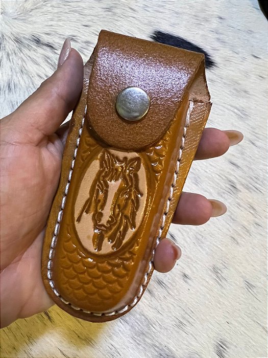 Bainha de Couro para Canivete Médio BC04