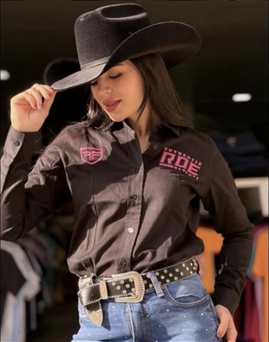 Chapéu Country Aveludado Mundial - Preto