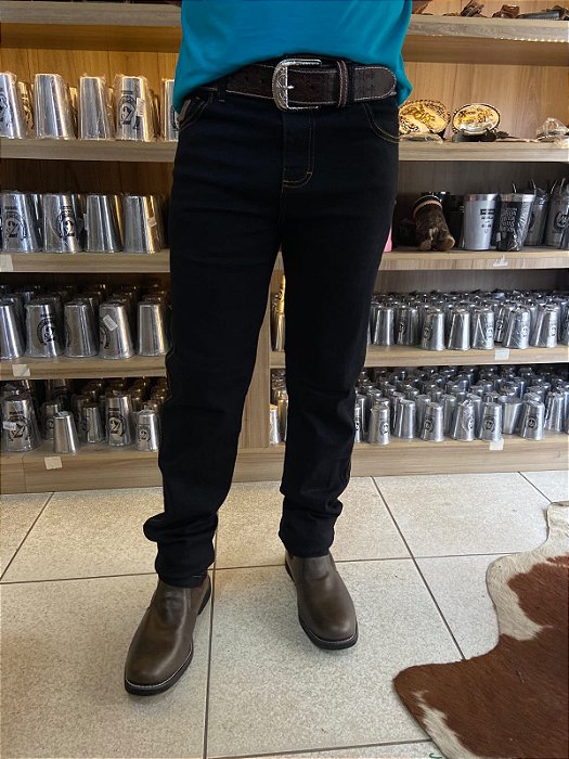 Calça Masculina Basic Jeans Black Fazendeiros
