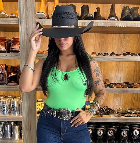 Body Fazendeiros Regata Verde