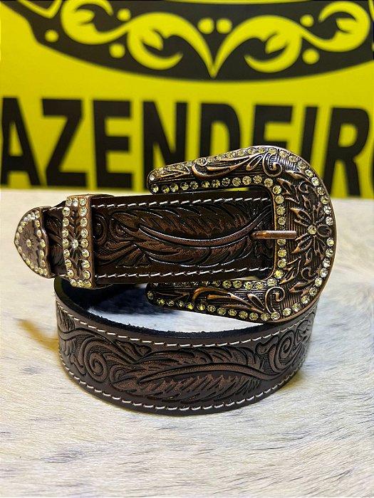 Cinto Westfarm Couro Legítimo com Fivela Brown