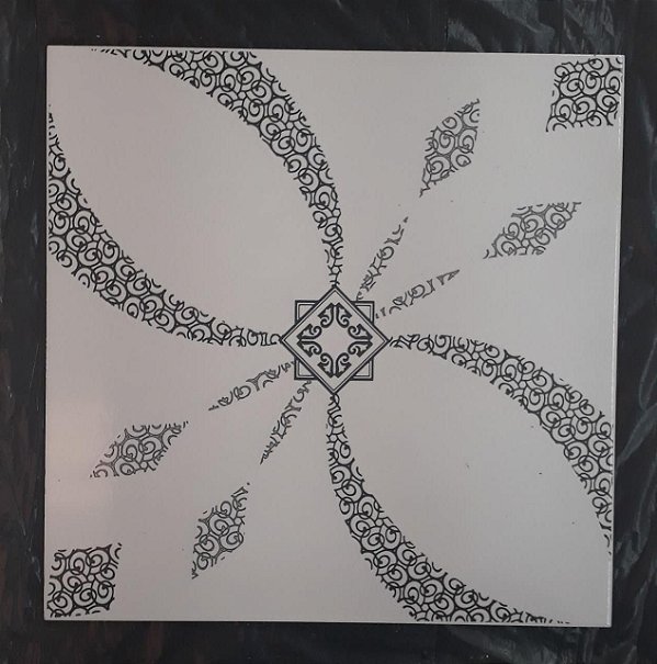 Piso Brilhante Onix White 45x45 M2 - Unica Material de Construção