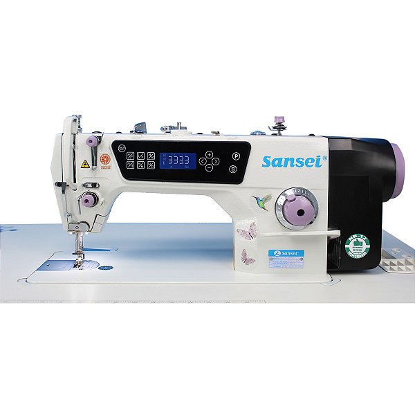 Máquina de Costura Reta Eletrônica Direct Drive Sansei Aquarela SA-DS-6610D