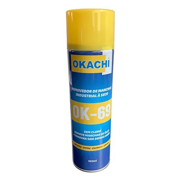 Spray Tira Mancha Óleo Roupa 500ml Okachi OK-69