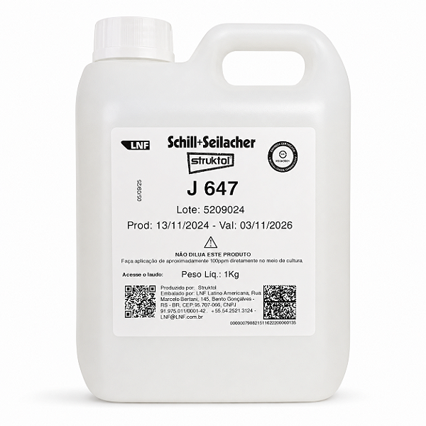 Antiespumante Struktol J 647 para Fermentação – 1kg