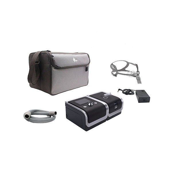 Kit CPAP Auto RESmart System Gll, modelo E-20A-H-O, com Umidificador e Kit Máscara Nasal N5A (todos os tamanhos P, M, G)