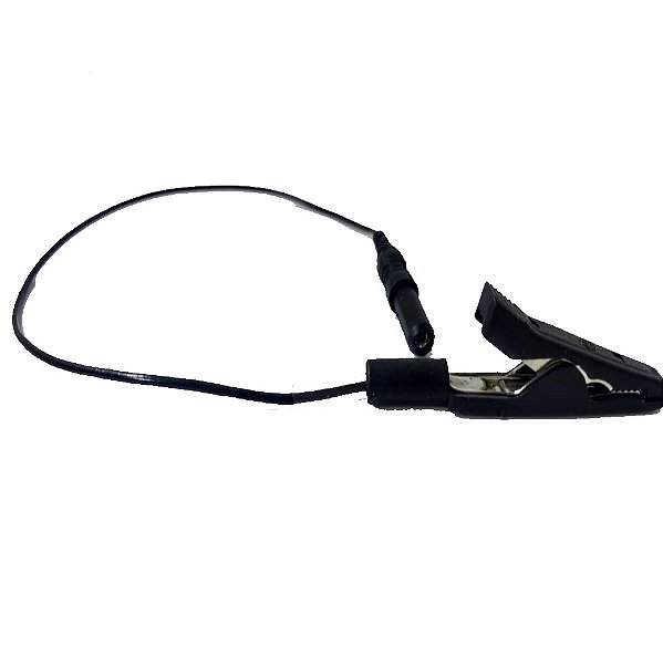 Terminal Eletrodo de EMG Highlander tipo Jacaré preto 20cm