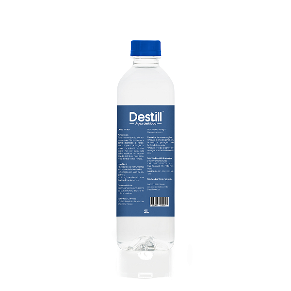 Agua Destilada 1 Litro - Destill