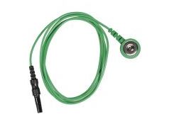 Cabo de 150 cm para eletrodo terra e Conector de Botão de Pressão