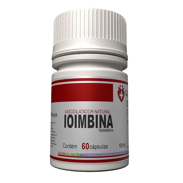 Ioimbina ( Yohimbine ) 10mg 60 cápsulas - FarmáciaSaúde | Farmácia de