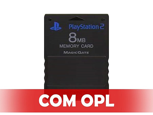 Memory Card Com OPL - Pronto para Pen Drives ou HDs com Jogos