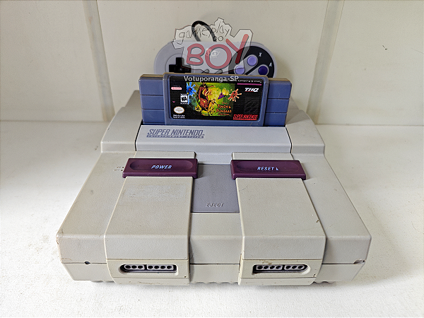 Super Nintendo Fat Original Com 1 Jogo