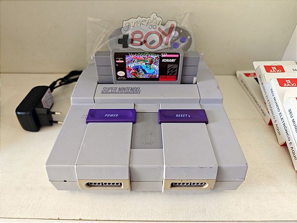 Super Nintendo Fat Original Com 1 Jogo