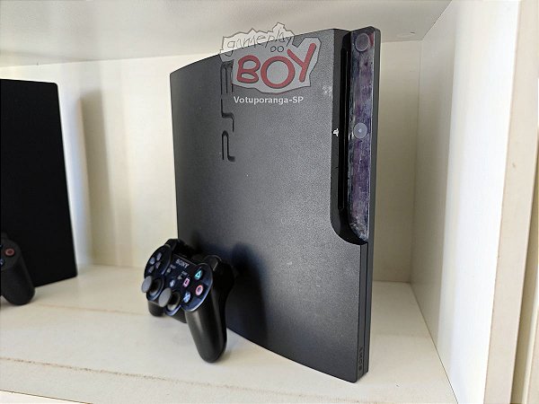 Playstation 3 Slim 250Gb com 11 Jogos PS3 e 14 Mil Retro - Seminovo