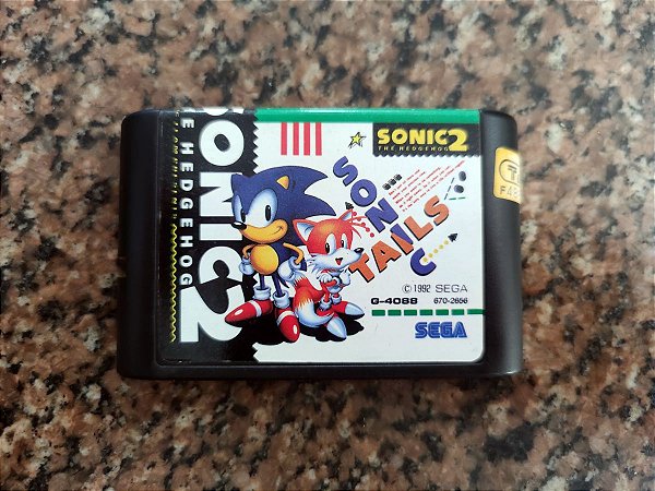 Sonic 2 Mega Drive - Seminovo - Paralelo