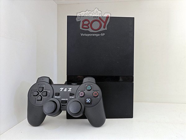 Playstation 2 Slim BILVOLT + OPL Com 8 Jogos no Pen Drive - SEM LEITOR