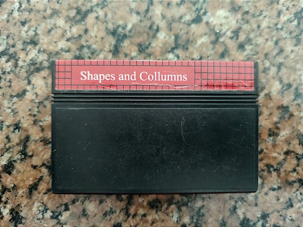 Cartucho Shapes And Collumns Master System - Seminovo - Original