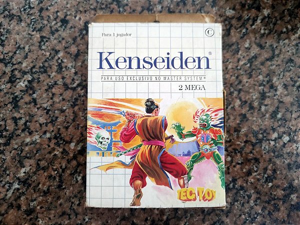 Cartucho Kenseiden Com Caixa e Manual Master System - Seminovo - Original