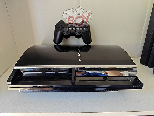 Playstation 3 Fat 4 USBs D.e.s.b.l.o.q. + FC24 + 59 Jogos + 14 Mil Retrô - Seminovo