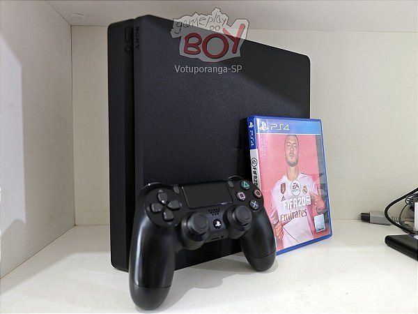 Playstation 4 Slim 500Gb ou 1Tb Com 1 Jogo Seminovo