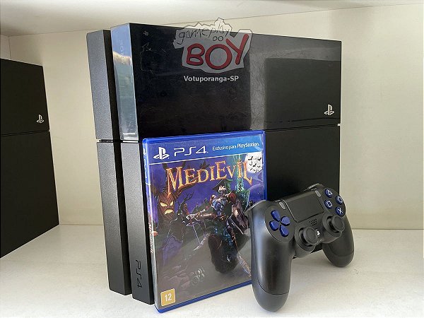 Playstation 4 Fat 500gb ou 1Tb Com 1 Jogo Seminovo