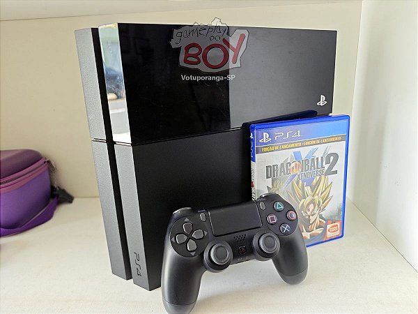Playstation 4 Fat 500gb Com 1 Jogo Seminovo