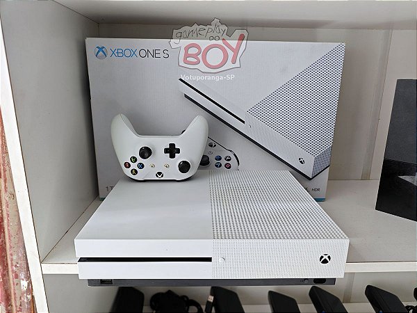 Xbox One S 500Gb ou 1Tb Com Caixa - Seminovo