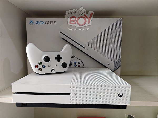 Xbox One S 500Gb ou 1Tb Com Caixa - Seminovo