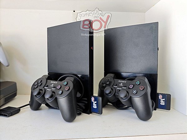 Playstation 2 Slim OPL + Jogos Pen Drive ou HD - SEM LEITOR