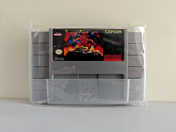 Cartucho Demon's Crest Reprô - Super Nintendo - Novo
