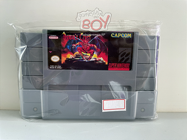 Cartucho Demon's Crest Reprô - Super Nintendo - Novo