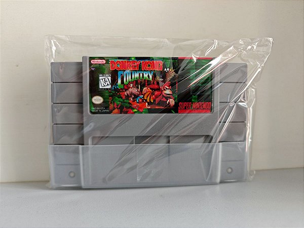 Cartucho Donkey Kong Country Reprô - Super Nintendo - Novo
